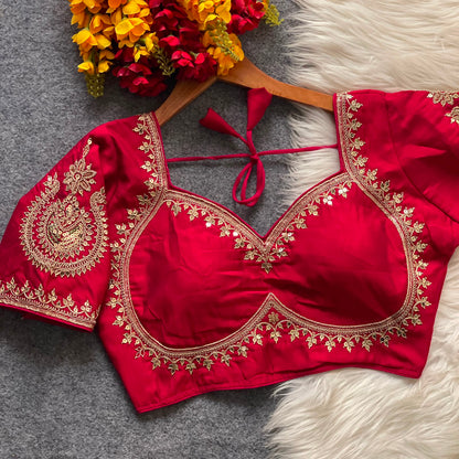 Royal Jodha Style Bridal Blouse For Saree or Skirt