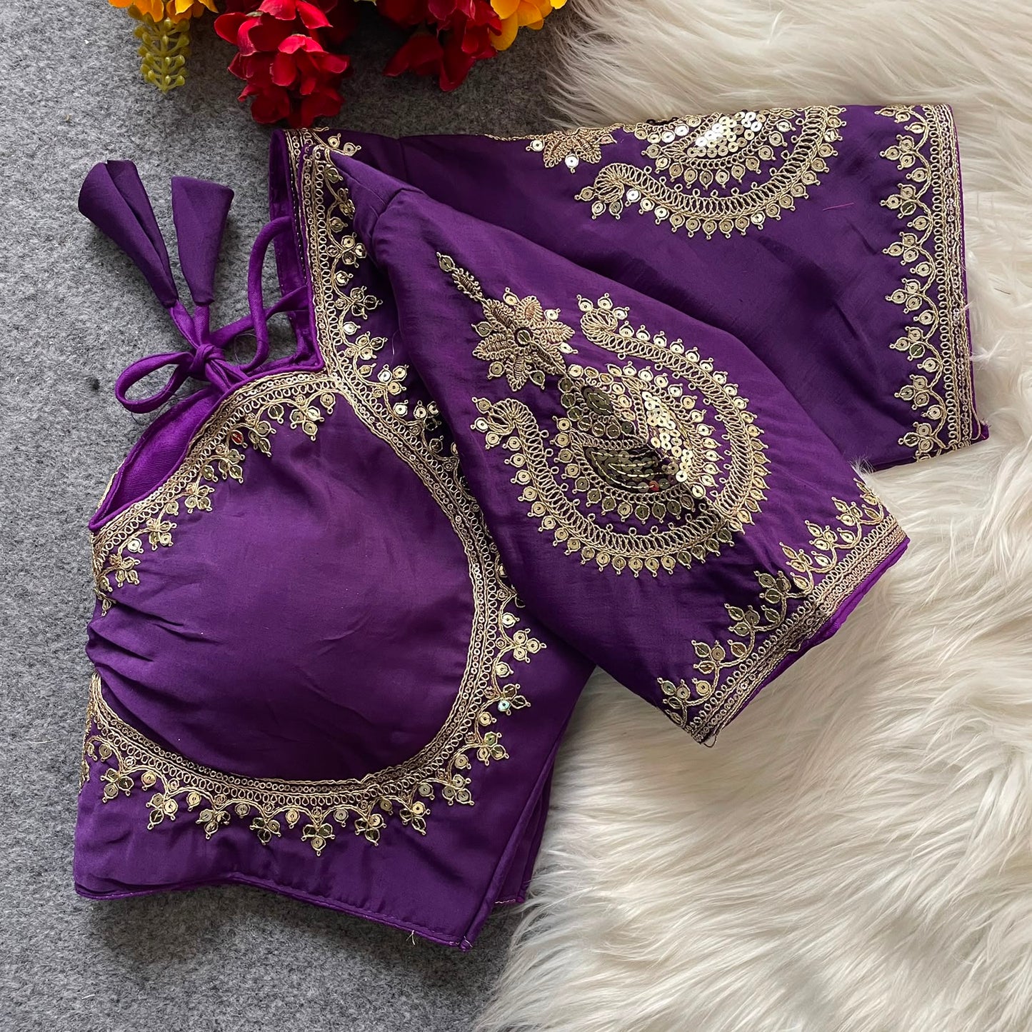 Royal Jodha Style Bridal Blouse For Saree or Skirt