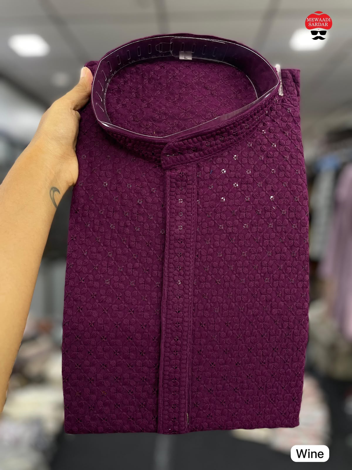 Chic Chikankari Premium Men's Kurta Set
