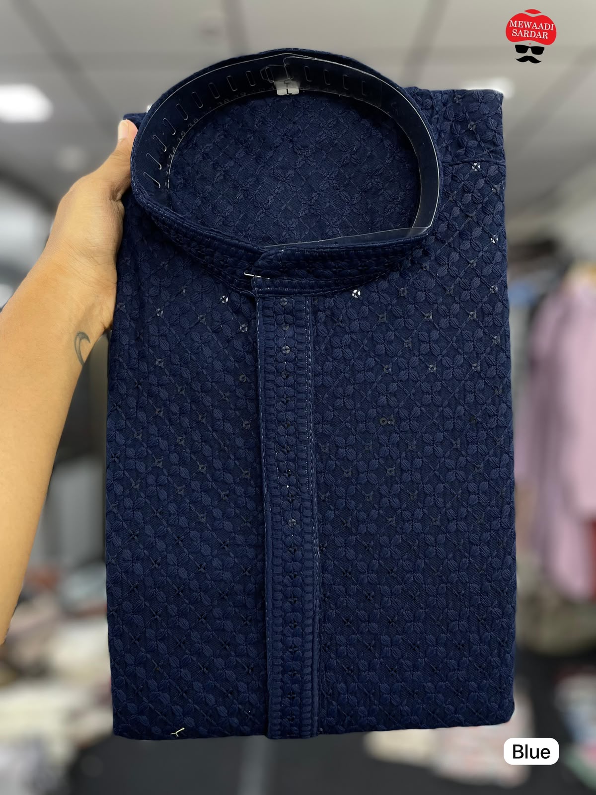 Chic Chikankari Premium Men's Kurta Set