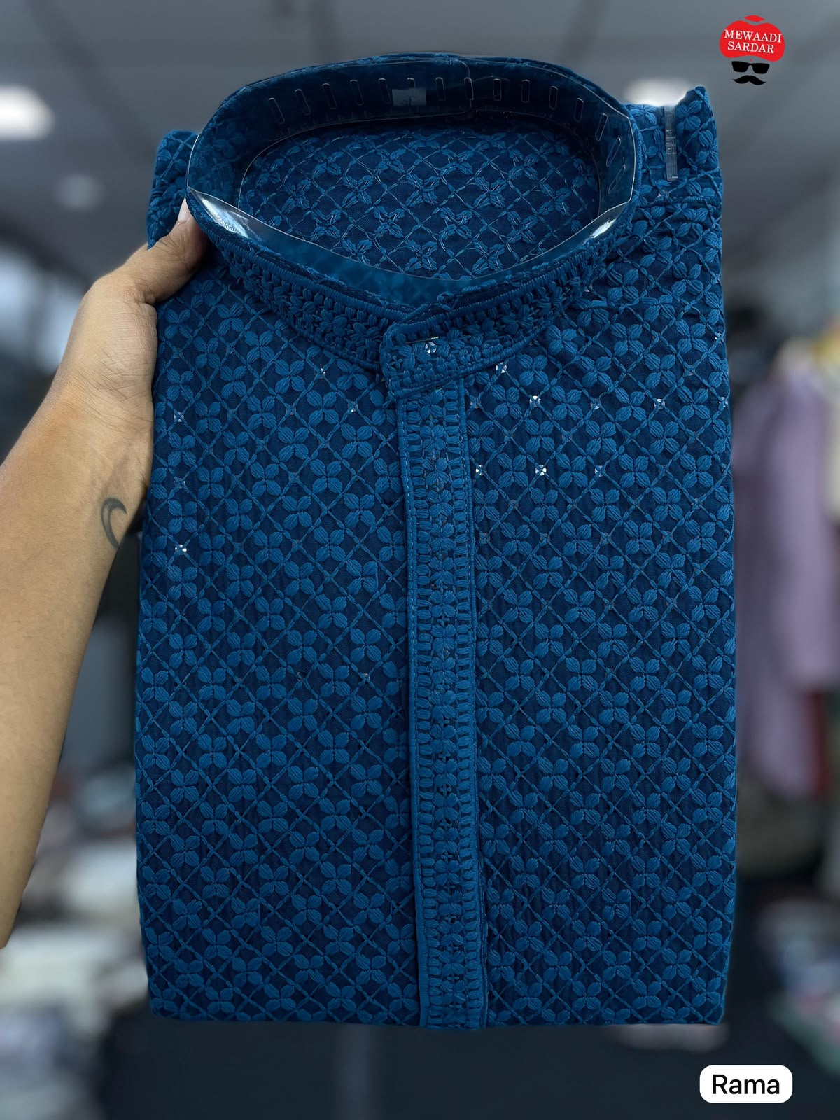 Chic Chikankari Premium Men's Kurta Set