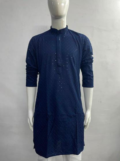 Chic Chikankari Premium Men's Kurta Set