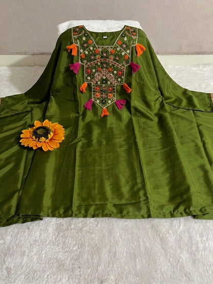 Stylish New Peplum French Silk Palazzo Co-ord Set