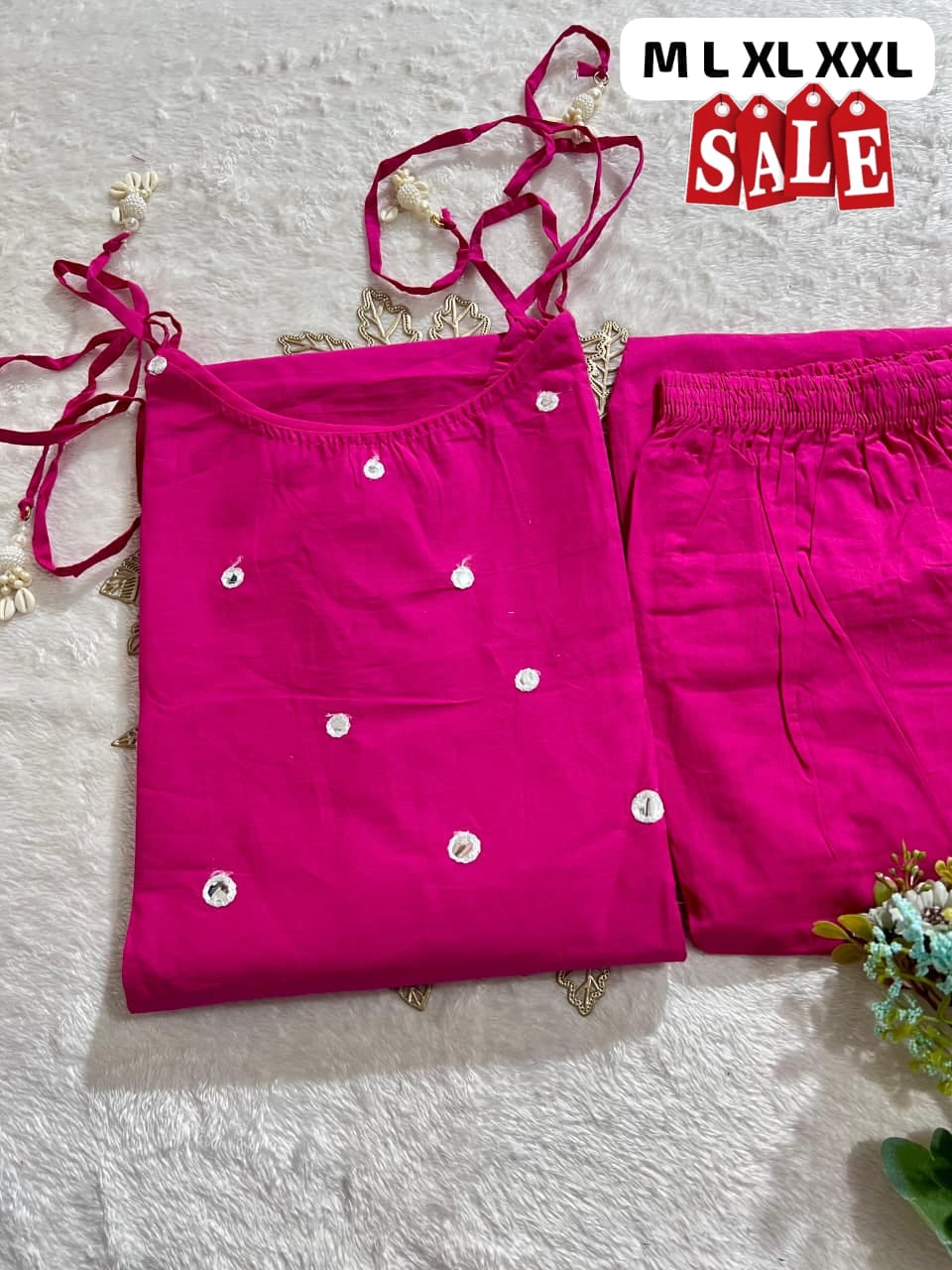 Premium Spaghetti Co-ord Set With Kodi Detailing