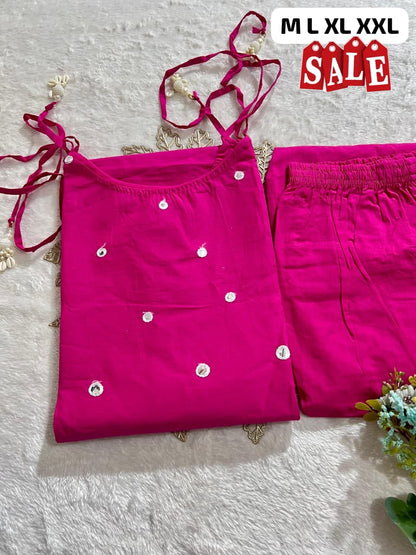 Premium Spaghetti Co-ord Set With Kodi Detailing