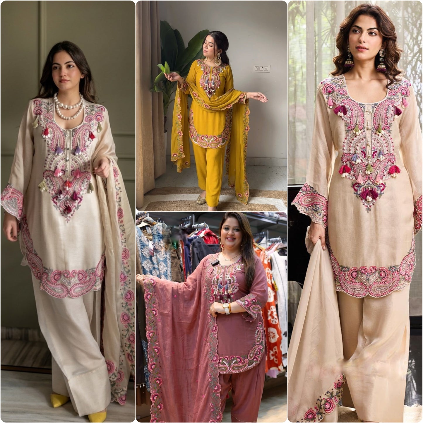 Premium Heavy Georgette Farshi Suit Set