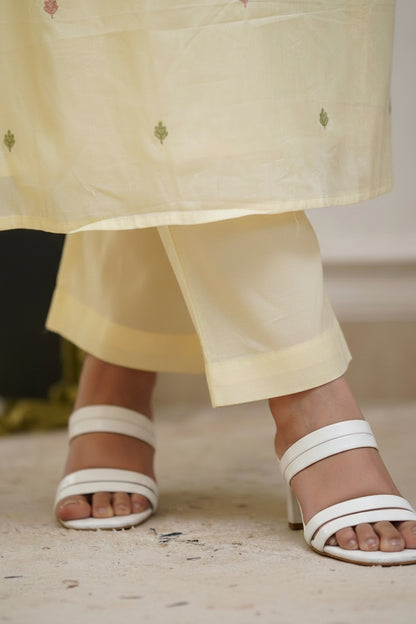 Summer Special Embroidered Cotton Kurta Set