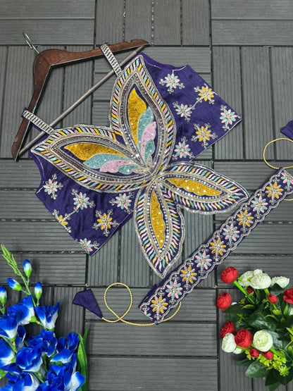Gorgeous Ready-to-Wear Embroidered Saree