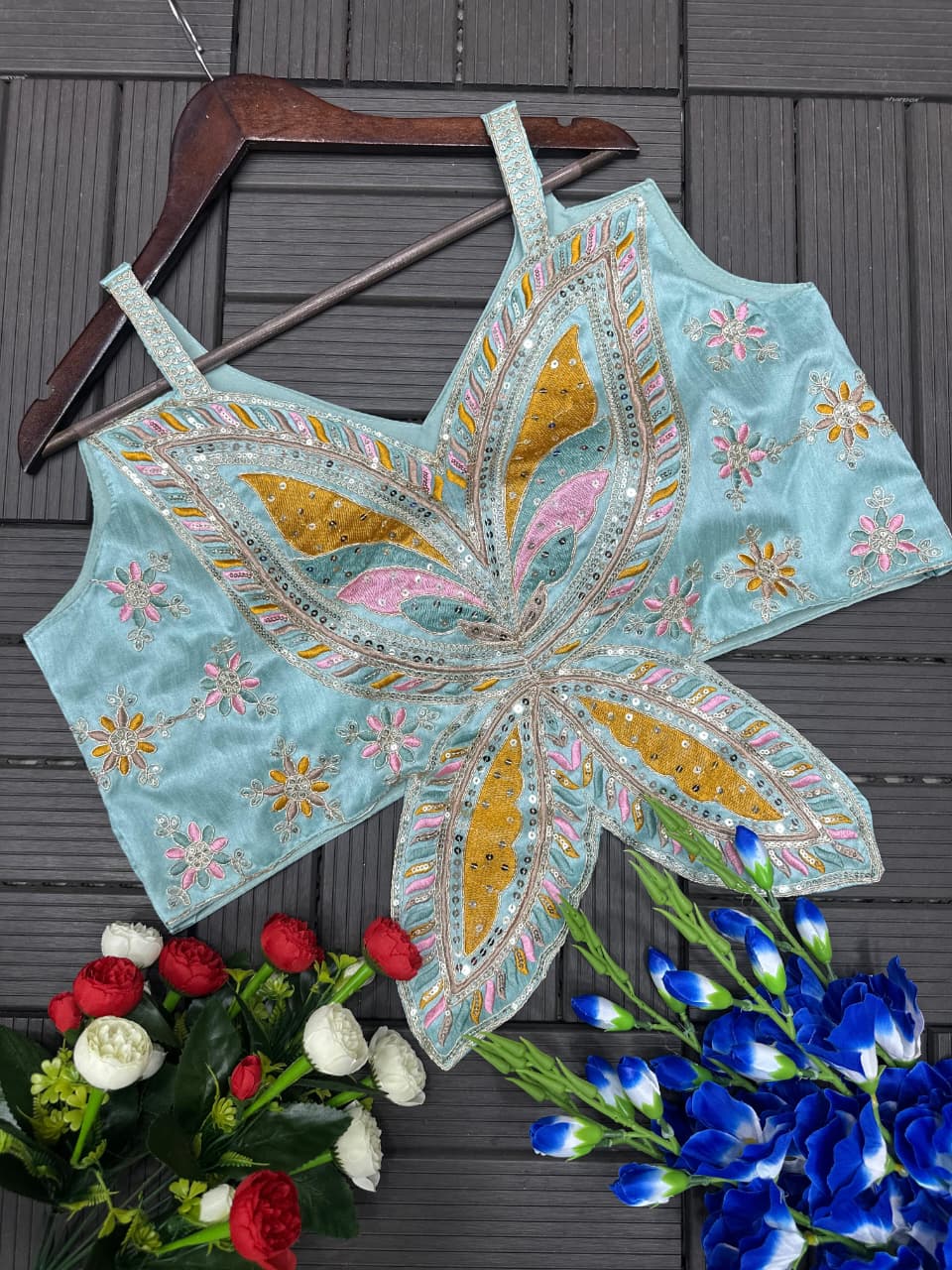 Gorgeous Ready-to-Wear Embroidered Saree
