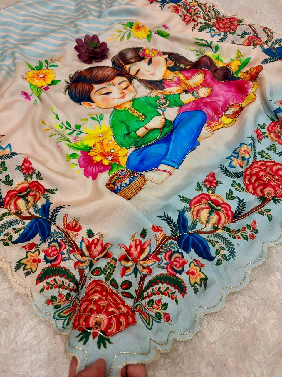 Raksha Bandhan Special Designer Saree