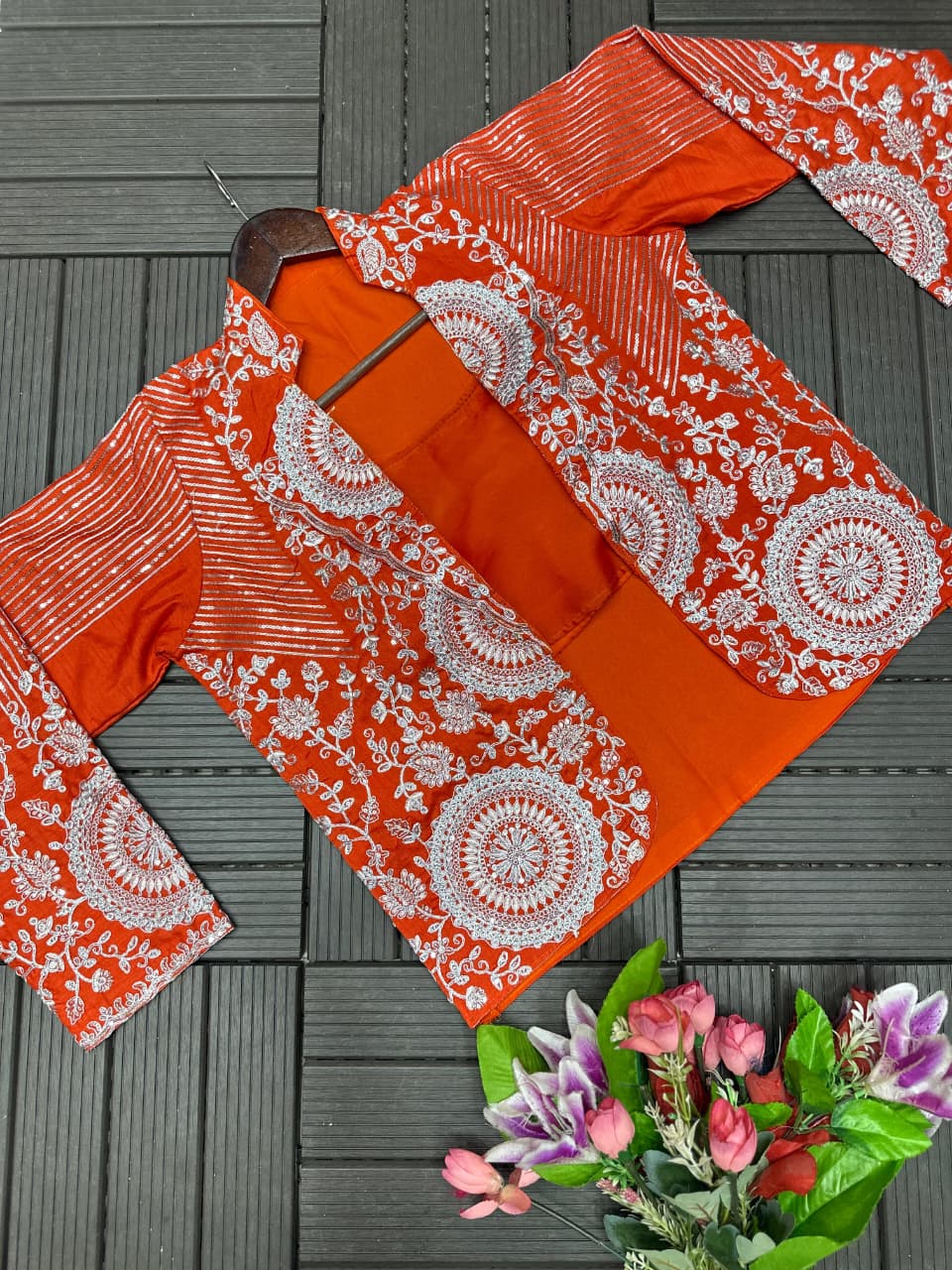 Ready-to-Wear Saree with Designer Jacket