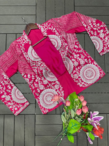 Ready-to-Wear Saree with Designer Jacket