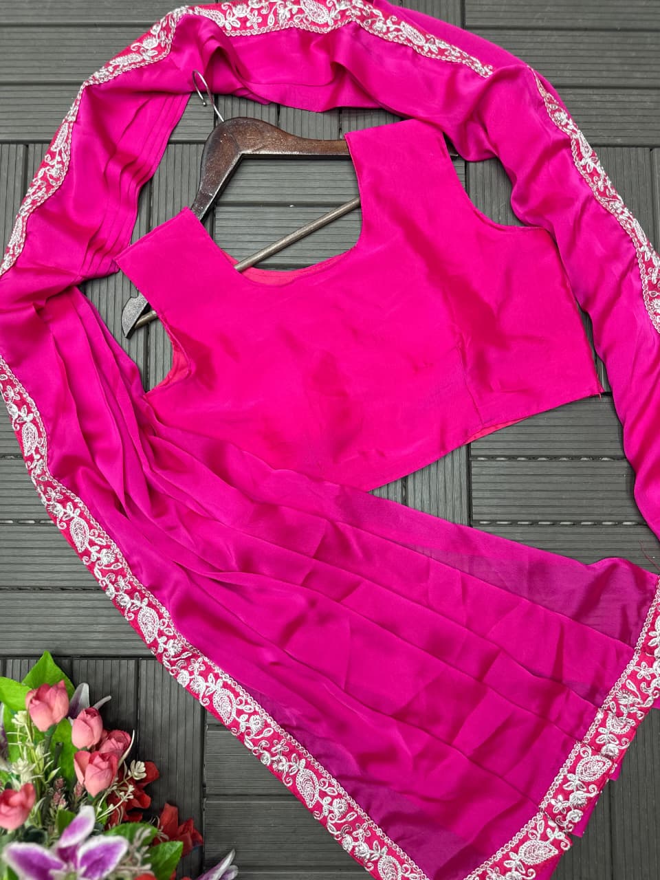 Ready-to-Wear Saree with Designer Jacket
