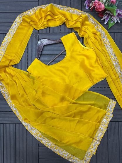Ready-to-Wear Saree with Designer Jacket