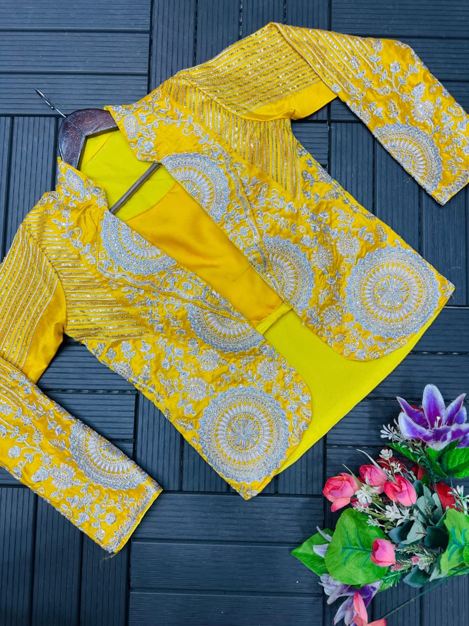 Ready-to-Wear Saree with Designer Jacket
