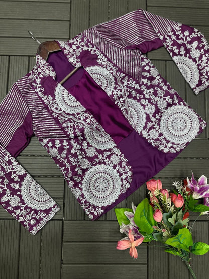 Ready-to-Wear Saree with Designer Jacket