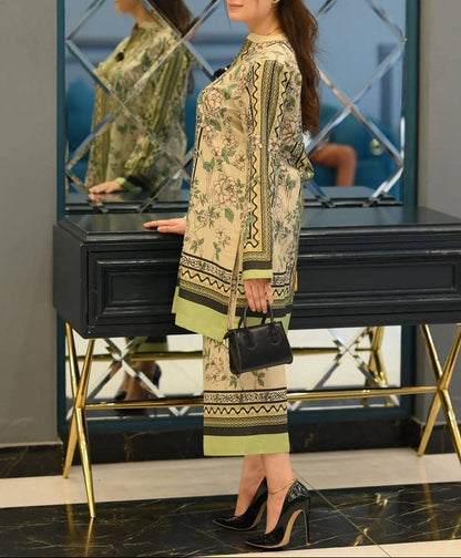 Stylish Muslin Digital Print Kurta Palazzo Set