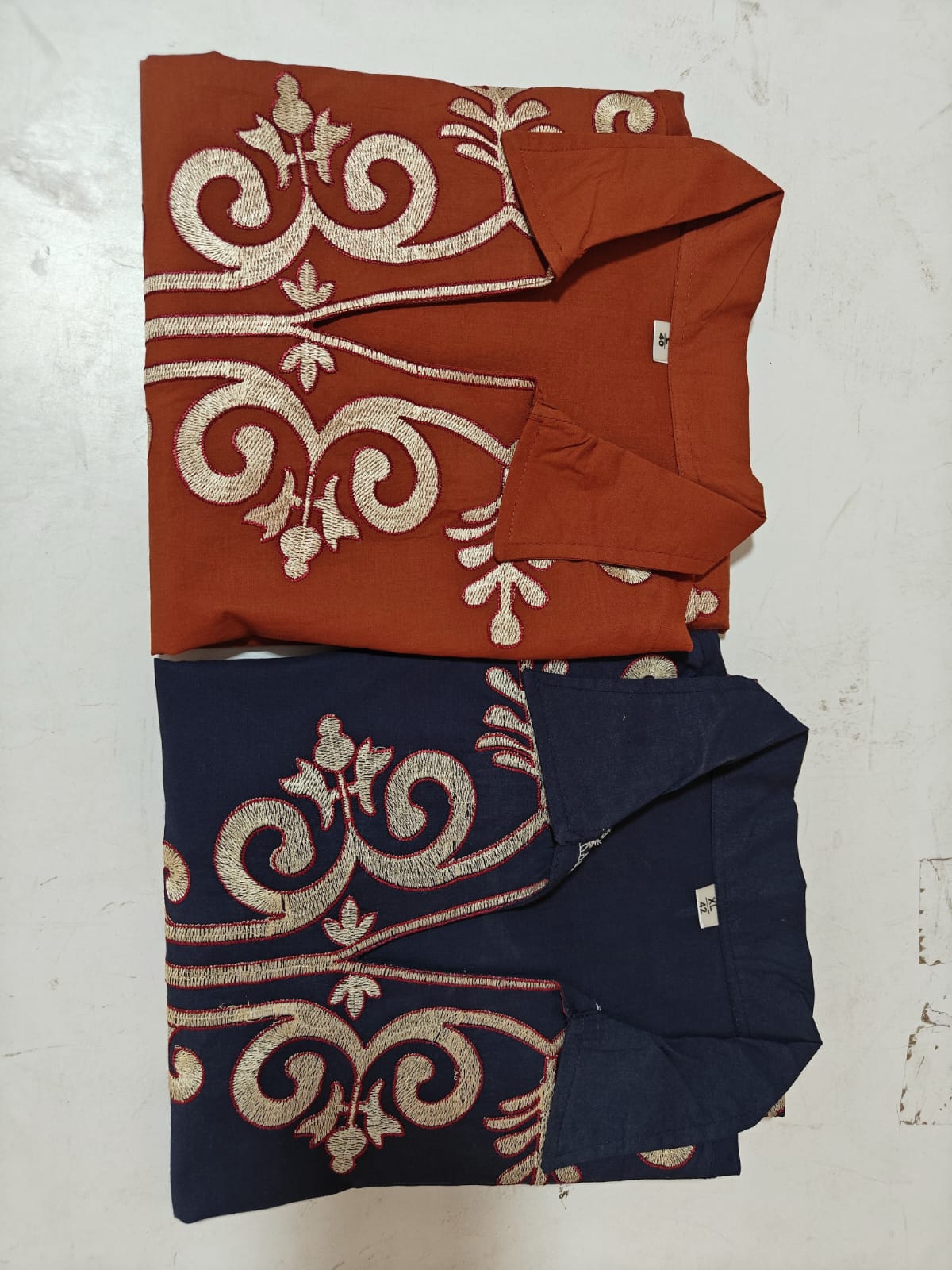 Stunning Embroidered Cotton Co-ord Set