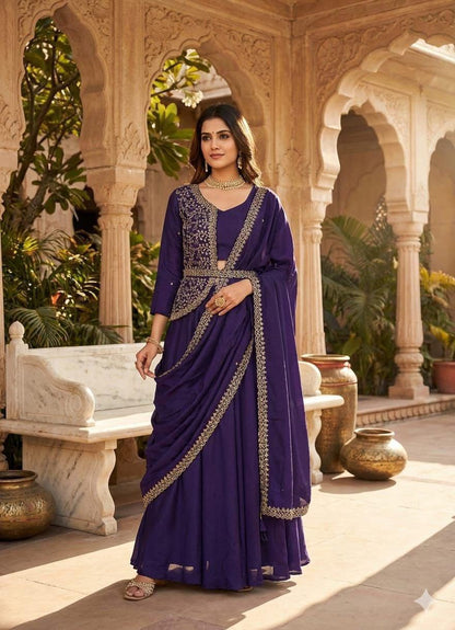Stunning Designer Saree and Jacket-Style Blouse Combo