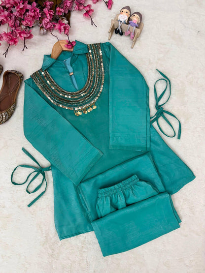 Viral 3-Piece Kurti, Koti And Plazzo Co-ord Set