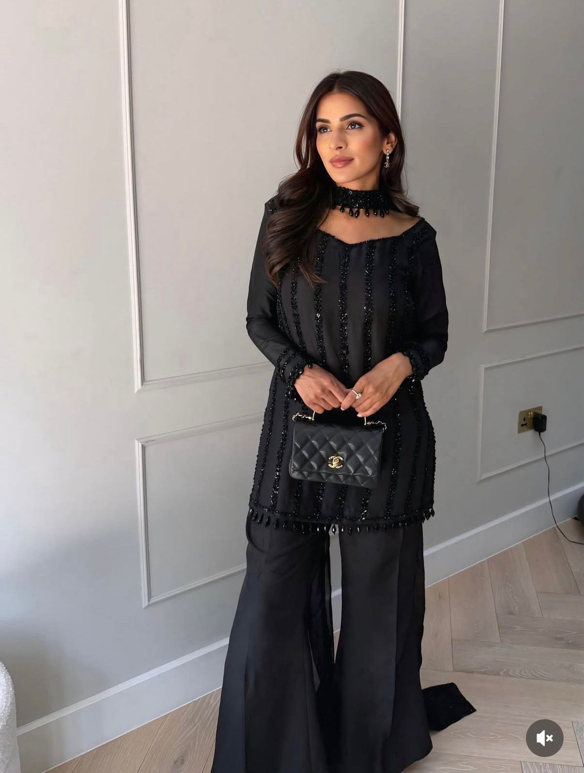 Stylish Rangoli Silk 3-Piece Kurta Palazzo Set