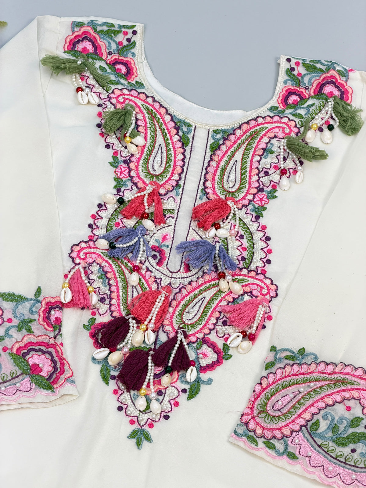 Premium Heavy Georgette Farshi Suit Set