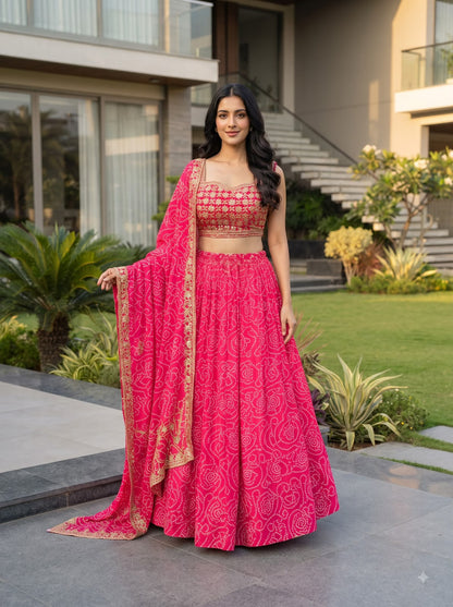 Navratri Special Elegant Lehenga Choli Set