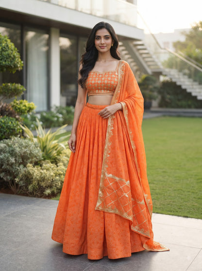 Navratri Special Elegant Lehenga Choli Set