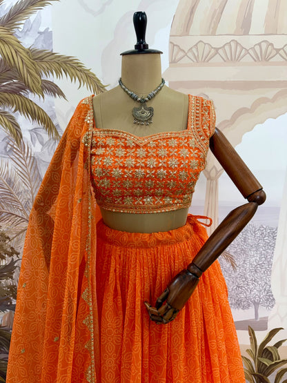 Navratri Special Elegant Lehenga Choli Set