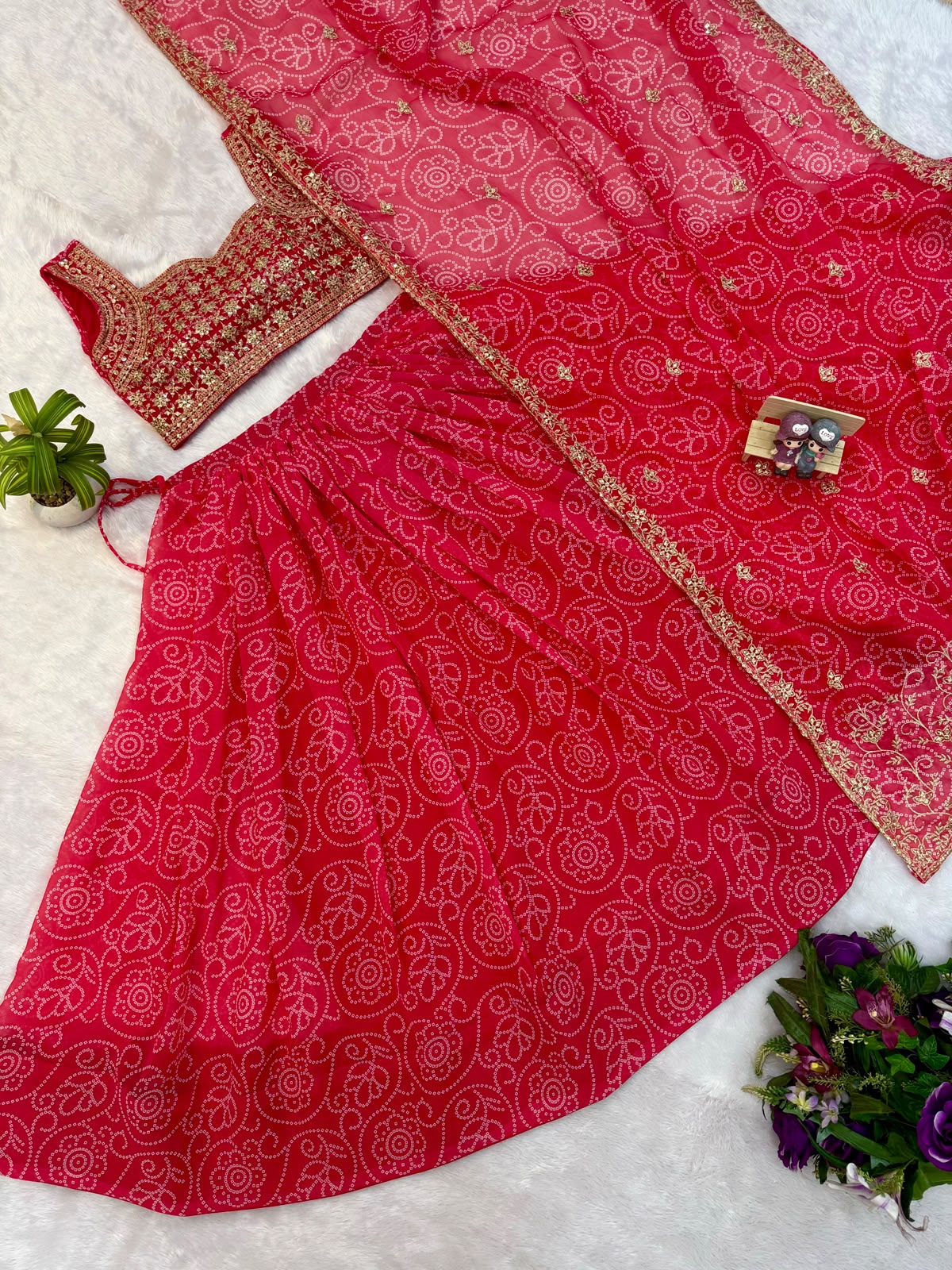 Navratri Special Elegant Lehenga Choli Set