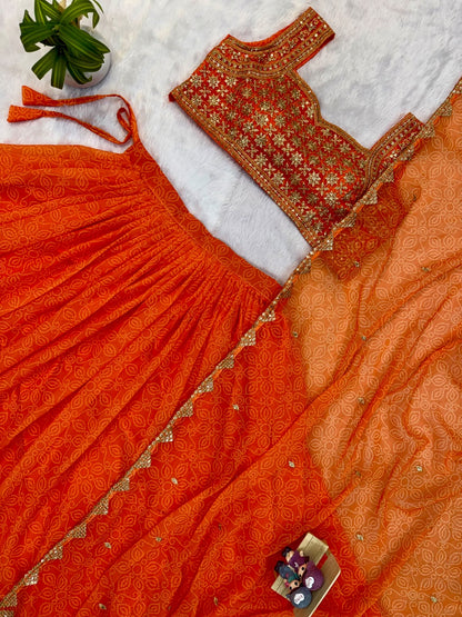 Navratri Special Elegant Lehenga Choli Set