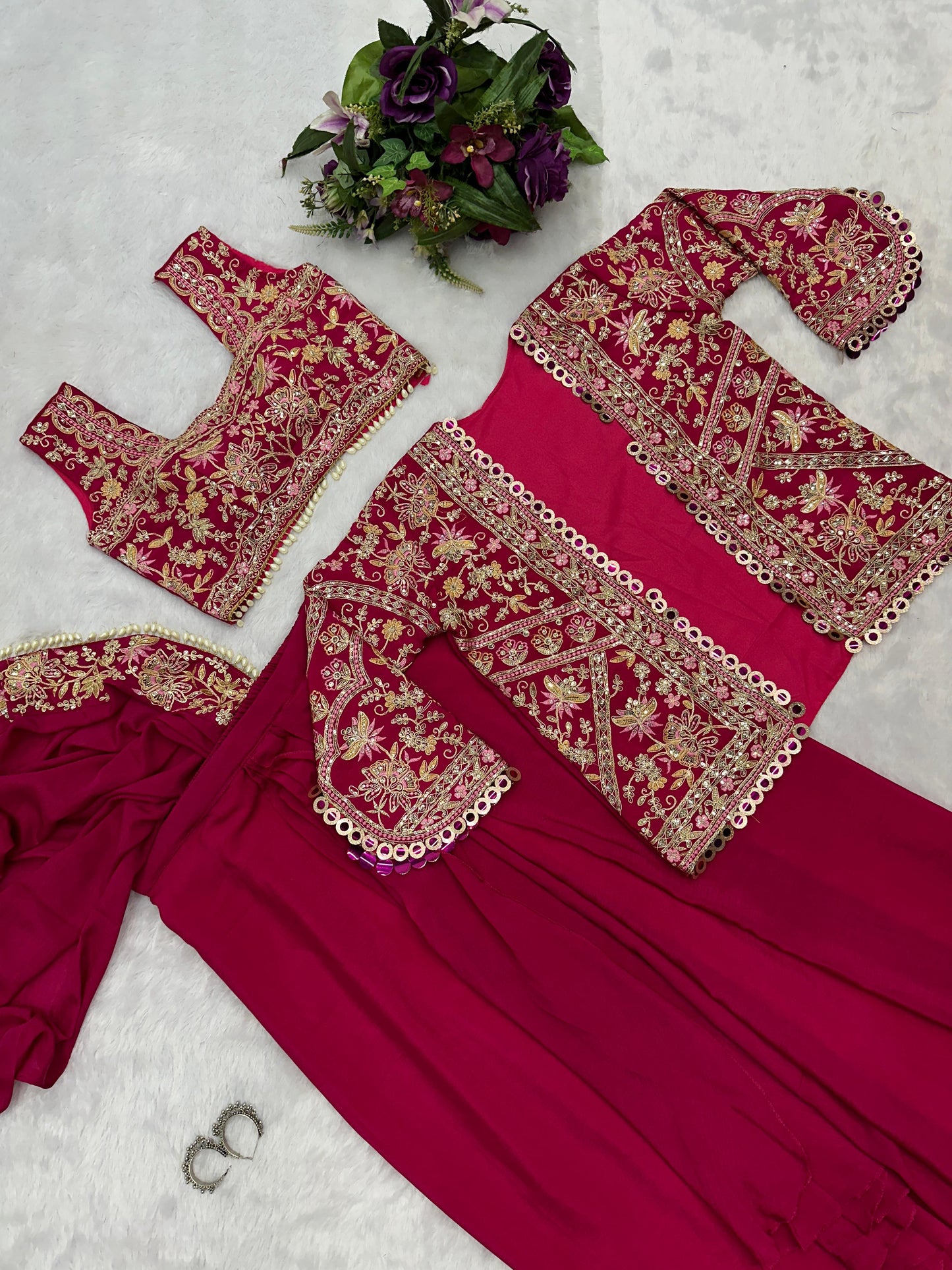 Stunning Indo-Western Drape Saree