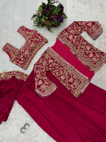 Stunning Indo-Western Drape Saree