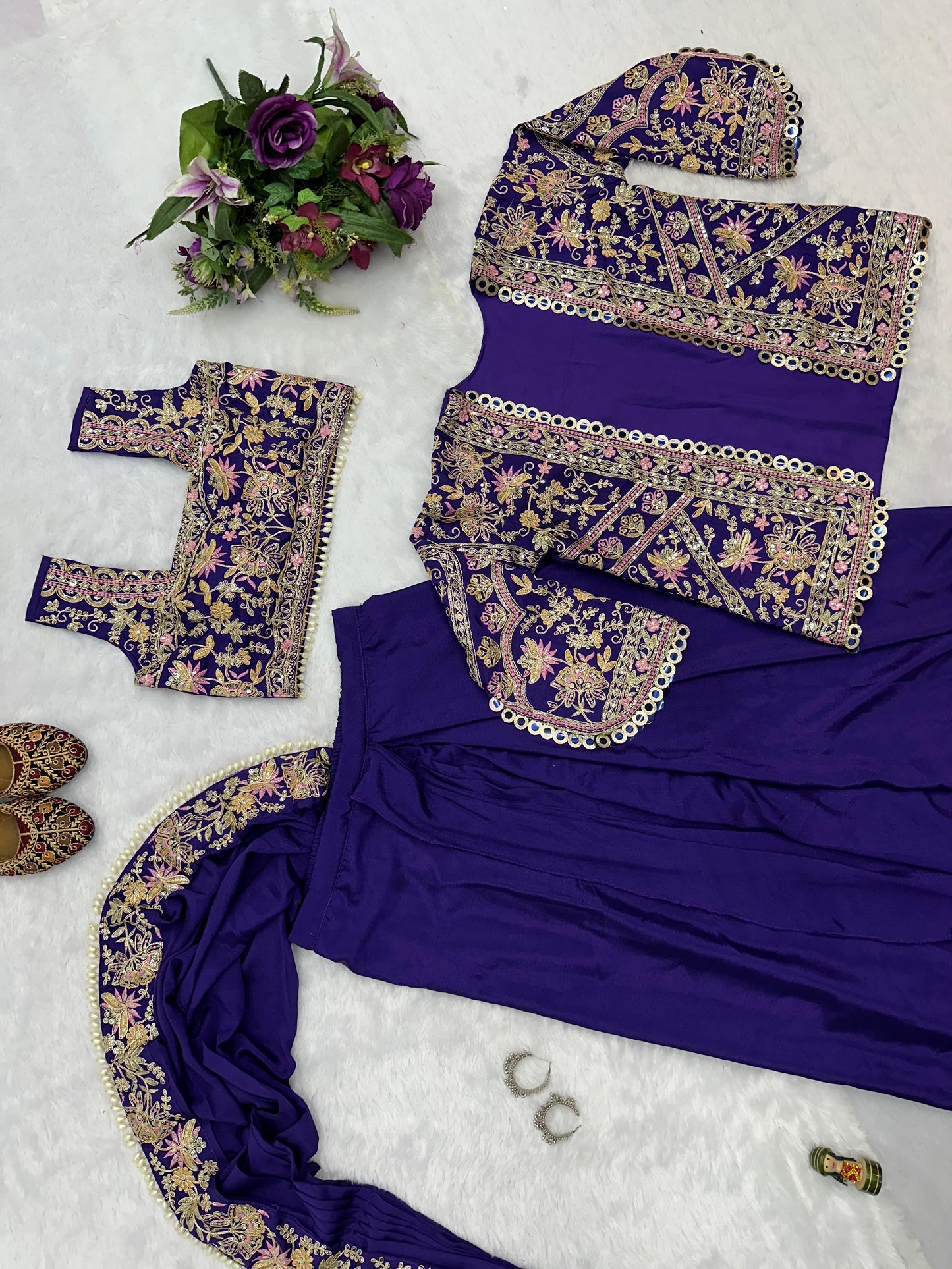 Stunning Indo-Western Drape Saree