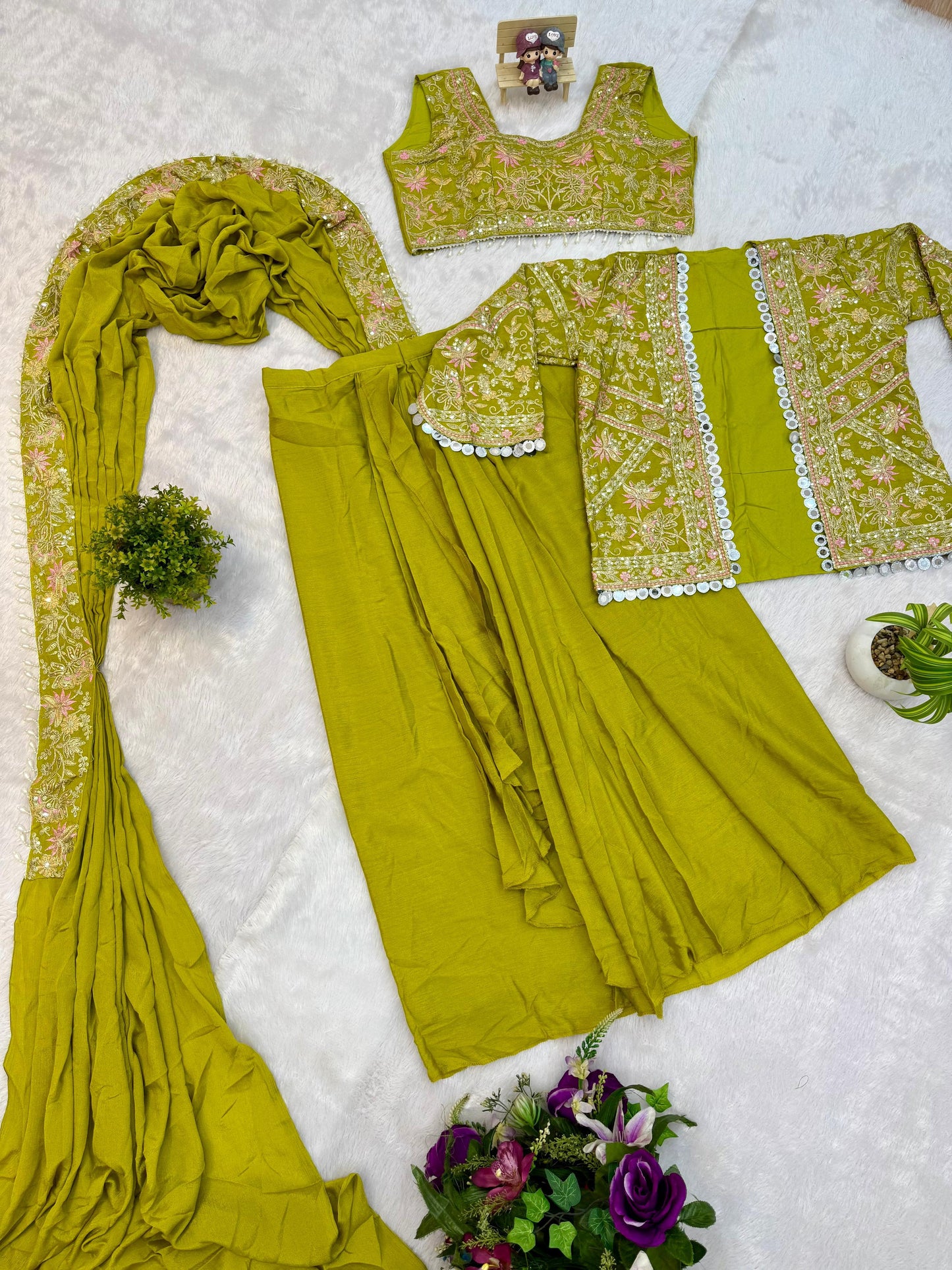Stunning Indo-Western Drape Saree