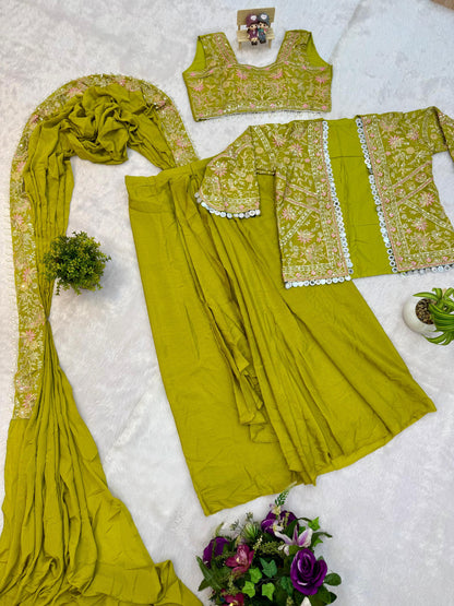 Stunning Indo-Western Drape Saree