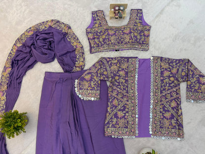 Stunning Indo-Western Drape Saree