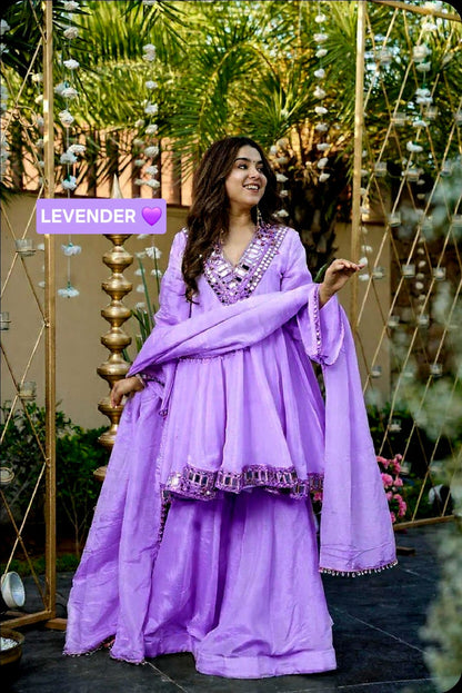 Most Trending Aliya Cut Kediya Style Plazzo Set