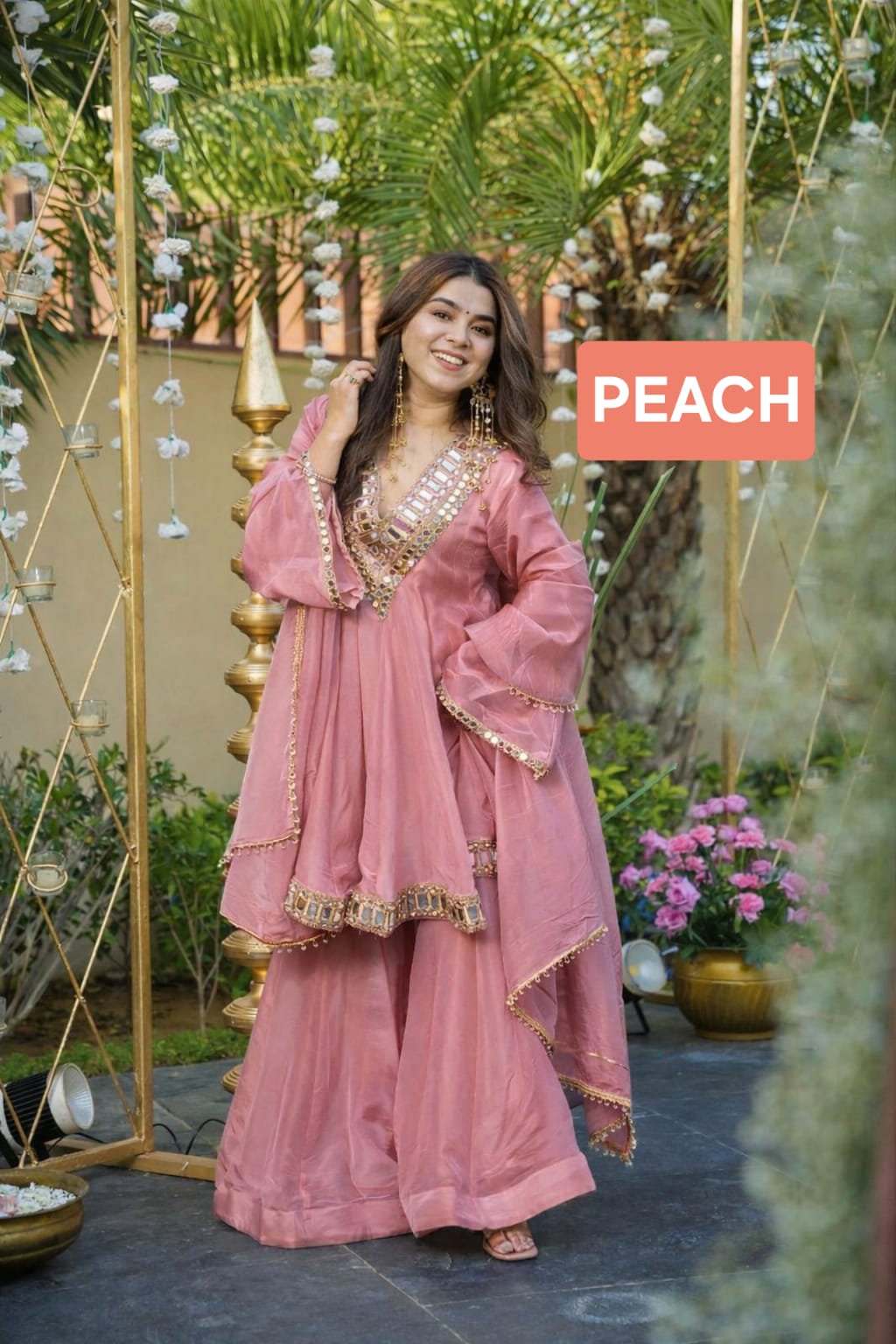 Most Trending Aliya Cut Kediya Style Plazzo Set