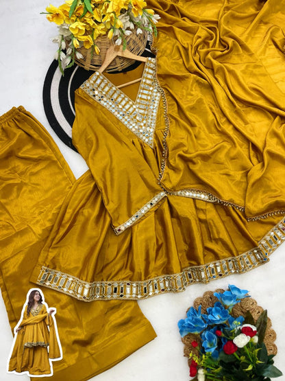 Most Trending Aliya Cut Kediya Style Plazzo Set