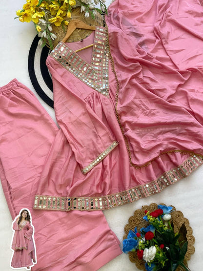 Most Trending Aliya Cut Kediya Style Plazzo Set