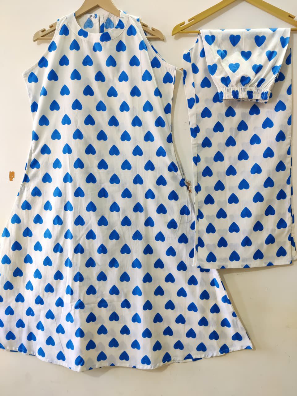 Chic Halter Neck Cotton Co-ord Set