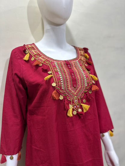 Beautiful Co-ord Set With Sicca Hand Work