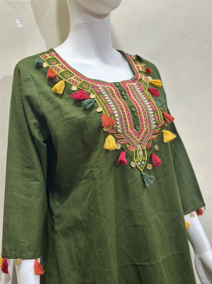 Beautiful Co-ord Set With Sicca Hand Work