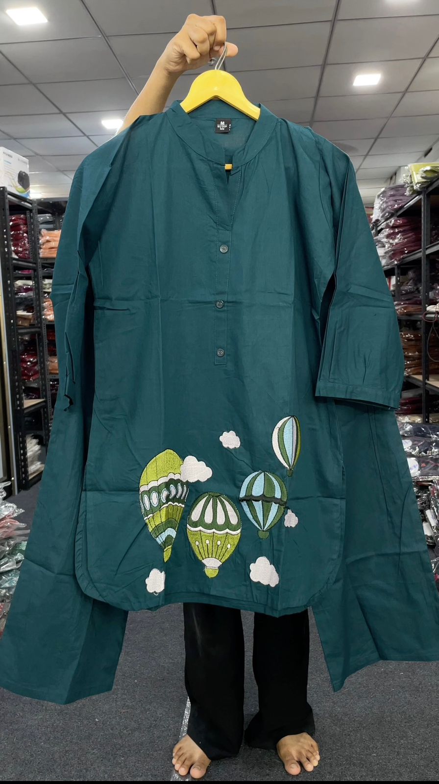 Hot Air Balloon Embroidered Co-ord Sets