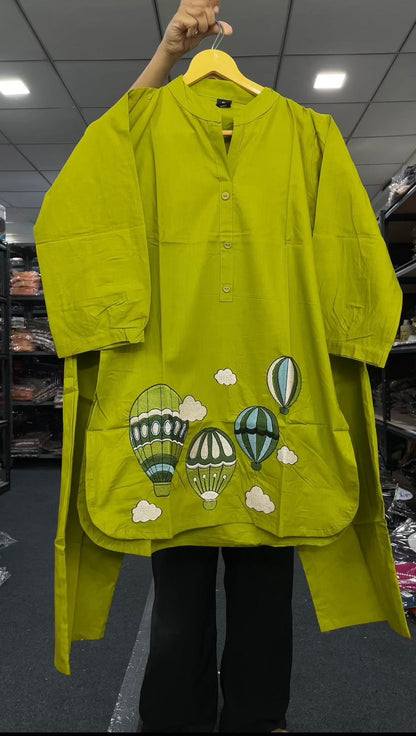 Hot Air Balloon Embroidered Co-ord Sets