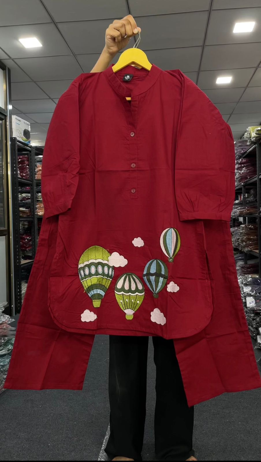 Hot Air Balloon Embroidered Co-ord Sets