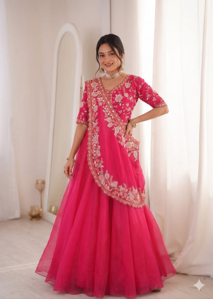 Stunning Designer Embroidered Lehenga Choli