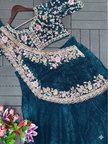 Stunning Designer Embroidered Lehenga Choli