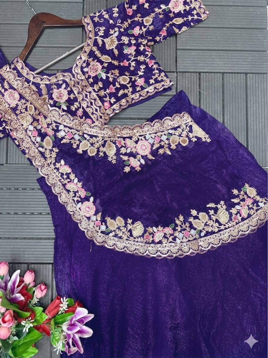 Stunning Designer Embroidered Lehenga Choli